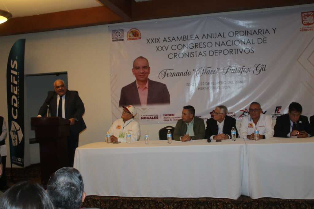Inauguran en Hermosillo el XXV Congreso Nacional de Cronistas Deportivos